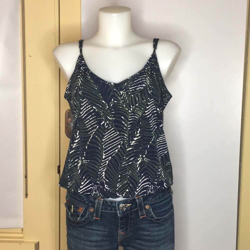 Allison Joy- Palm Leaf Print Cami